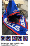 Buffalo Bills NFL team logo hooded scarf from Foco.