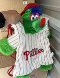 Philadelphia Phillies lovable mascot MLB stylish drawstring backpack