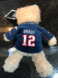 New England Patriots NFL Tom Brady Plush Bear with Jersey, made by Forever Collectibles.