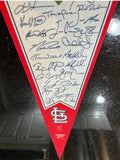 2011 St. Louis Cardinals World Series Championship pennant wincraft 30". Team signature rare