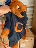 Chicago Bears team logo and mascot backpack pal