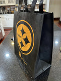 Pittsburgh Steelers Team logo reusable 15 inch tote.