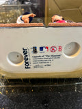 The Boston Red Sox MLB Jason Varitek & Curt Schilling Duel Ticket Base Bobblehead is a limited edition collectible commemorating