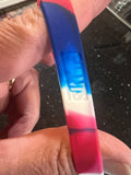 Forever Collectibles New York Giants Adult Mylar NFL Team Logo + Color 3pk Wristbands Bracelet
