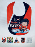 Philadelphia Flyers NHL team logo baby bib