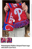 Philadelphia Phillies Striped Team logo mlb adult scarf foco.

New with tags