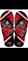 Tampa Bay Buccaneers Team unisex Logo Flip Flop Sandals are a stylish and comfortable option for fans of the National Football League.