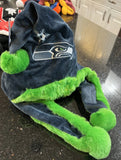 Seattle Seahawks Plush NFL holiday santa hat foco.

New with tags.