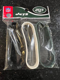 New York Jets NFL Team Logo and Colors Adult Mylar Wristbands Bracelets 3 Pack by Forever Collectibles