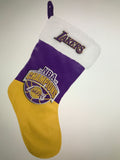 Los Angeles Lakers 2020 NBA Champions Commerative Xmas Stocking is a 18 inch stocking designed by Forever Collectibles