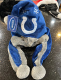 Indianapolis Colts NFL plush snowflake dangle holiday santa hat foco adult.

New with tags .