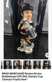 BRAD MARCHAND Boston Bruins Bobblehead 2011 NHL Stanley Cup Champs Trophy New*.

New in original box