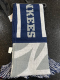 New York Yankees MLB word-mark adult size Striped scarf