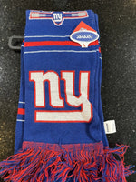 New York Giants with this amazing 65-inch adult team logo scarf.