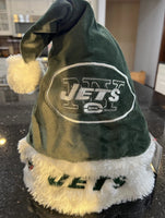 New York Jets NFL adult festive Christmas Santa Hat.
