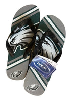 Philadelphia Eagles NFL Team Logo Unisex Flip Flops Womans and mens Sandals see chart