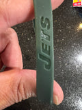 New York Jets NFL Team Logo and Colors Adult Mylar Wristbands Bracelets 3 Pack by Forever Collectibles