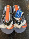 Denver Broncos Big logo mens flip flops size small NFL