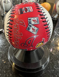 Cleveland Indians Baseball Clock In Case Made By Rawlings