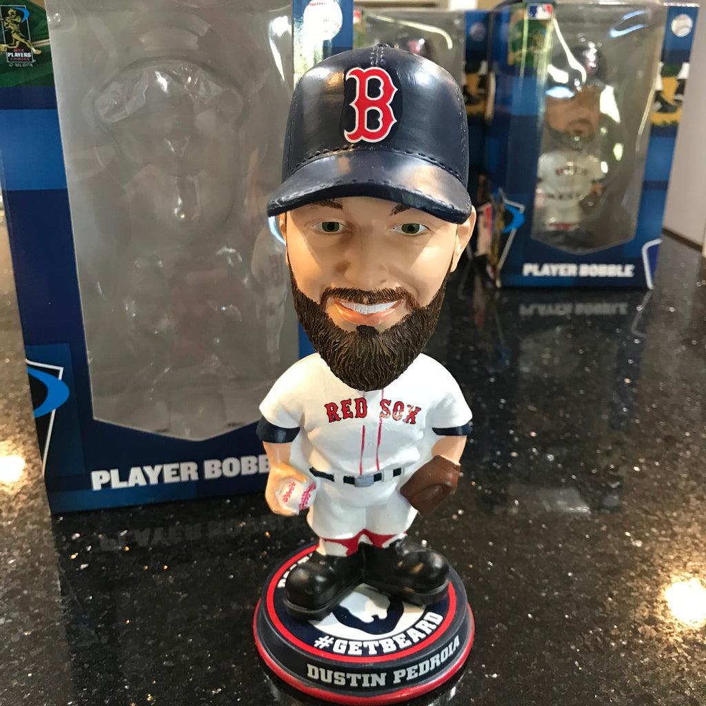 Dustin Pedroia Boston Red Sox 2013 World Series Get Bearded bobblehead by Forever Collectibles