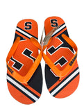 Syracuse Orange NCAA Team Logo Unisex Flip Flops Sandals by Forever Collectibles. See size chart in photos