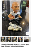 Jimmy Graham FOCO 2013 Action Pose New Orleans Saints Bobblehead.