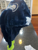 Seattle Seahawks NFL team logo adult plush helmet hat