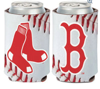 Boston Red Sox team Logos and baseball 12 oz insulated can cooler koozie