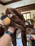 Chicago Bears NFL team mascot plus dangle hat