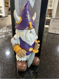 Minnesota Vikings Nfl Thematic Garden Gnome Version 1 Statue. 12 inch