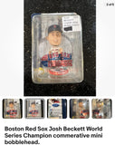 Boston Red Sox Josh Beckett World Series Champion commerative mini bobblehead..