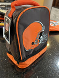 Cleveland Browns NFL duel compartment lunchbag cooler foco.
