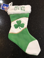 Boston Celtics plush NFL team logo 18 inch Lucky Shamrock Christmas Sticking.