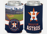 Houston Astros stadium field 12 oz can cooler koozie