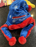 Buffalo Bills NFL Team logo plush Holiday santa hat adult size foco