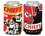 Kansas City Chiefs vader Star Wars 12 oz 2-sided can cooler -1 cooler 2sided