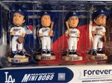 Vintage Los Angeles Dodgers rare MLB 4 Player Mini Bobblehead Set by Forever Collectibles