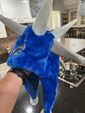 Detroit Lions NFL team Logo plush Spiked Helmet Hat