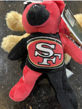 San Francisco Nfl 49ers plush team logo bear collectible Foco.