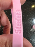 Pittsburgh Steelers NFL Team Logo Women's Mylar Wristbands Bracelets 3 Pack by Forever Collectibles