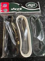 New York Jets NFL Team Logo and Colors Adult Mylar Wristbands Bracelets 3 Pack by Forever Collectibles