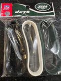 New York Jets NFL Team Logo and Colors Adult Mylar Wristbands Bracelets 3 Pack by Forever Collectibles