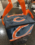 Chicago Bears big logo 6pack insulated lunch bag NFL.