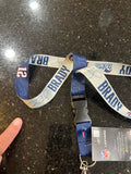 NEW ENGLAND PATRIOTS - Tom Brady Breakaway Lanyard -22 inch lanyard with detachable buckle