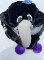 Baltimore Ravens NFL plush mascot hat foco.

New with tags