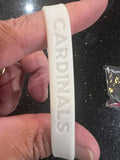 Arizona Cardinals Adult Mylar NFL Team Logo + Color 3pk Wristbands Bracelet by Forever Collectibles