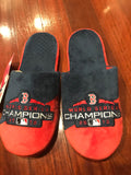 Boston Red Sox 2018 World Series Champions plush mens slippers