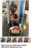Miami Heat rare 2012 Dwayne Wade NBA Action Bobblehead from Foco.