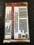 1 sealed pack of Star Wars Menace of Dark Maul Young Jedi trading card game cards. Produced by Decipher in 1999