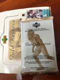 2000 Upper Deck Gold Reserve football pack unopened mint . Possible Brady rookie